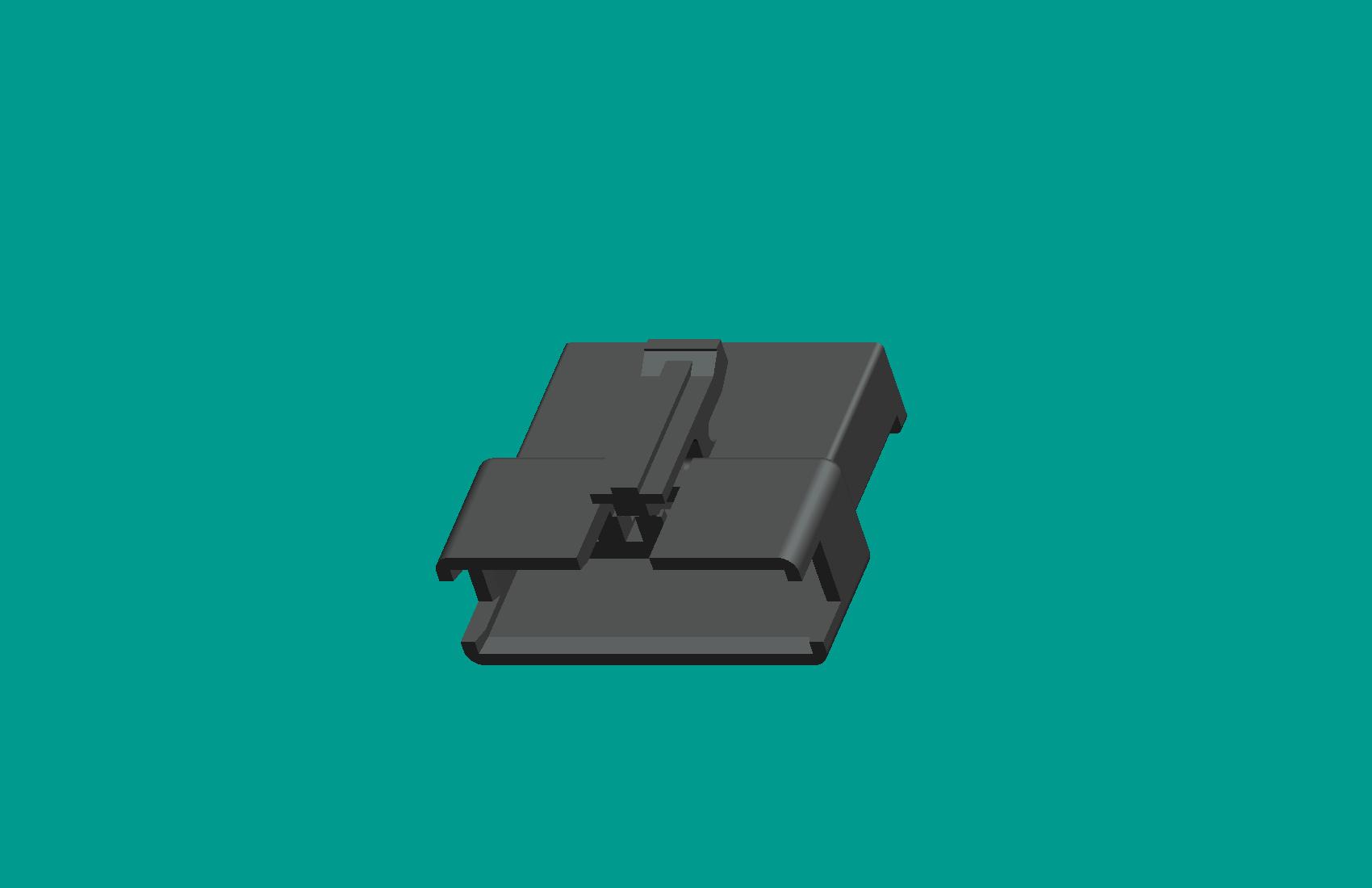 SMR-7孔塑殼C型插座/黑色/