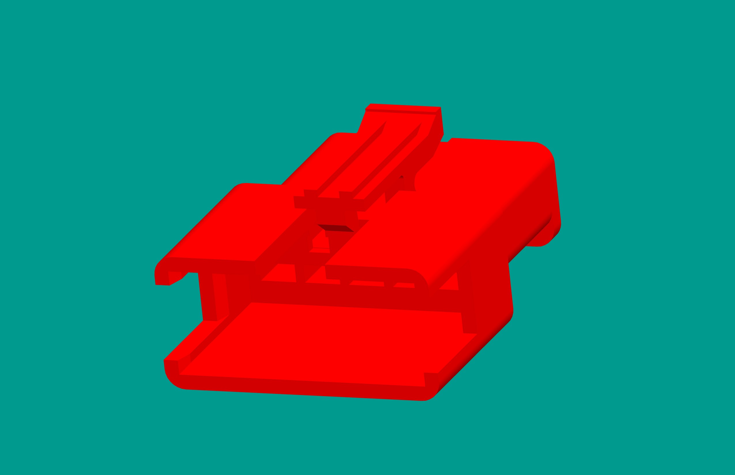 SMR-5孔塑殼C型插座/紅色/