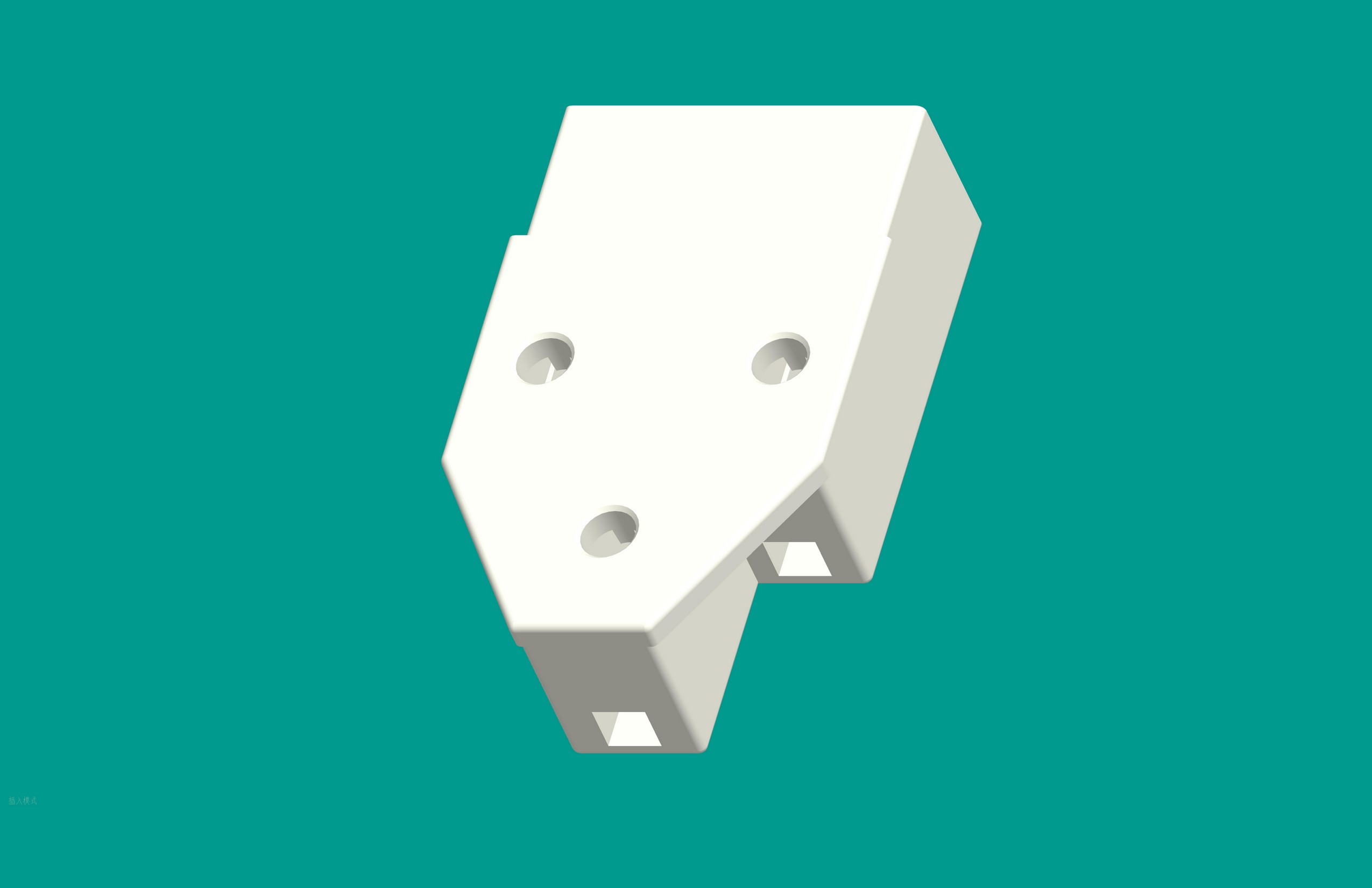 壓縮機塑件-3孔(不帶耳)-高灼熱絲+GF